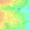 SE10 topographic map, elevation, terrain