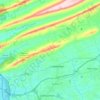 Blue Mountain topographic map, elevation, terrain