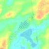 Timmus Lake topographic map, elevation, terrain