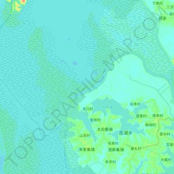 Po River topographic map, elevation, terrain