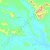 Dossa topographic map, elevation, terrain
