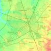 Crewe topographic map, elevation, terrain