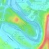 Abbot Ridge topographic map, elevation, terrain