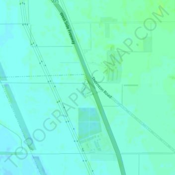 Lodi topographic map, elevation, terrain