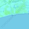 Plage de Farinette topographic map, elevation, terrain