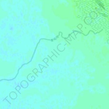 Kuytun River topographic map, elevation, terrain