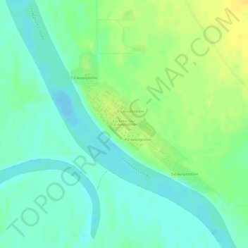 Хулимсунт topographic map, elevation, terrain