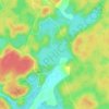 Third Lake topographic map, elevation, terrain