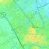 Plaza Triangular topographic map, elevation, terrain