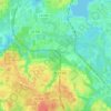 Black Creek topographic map, elevation, terrain