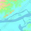 Amazon River topographic map, elevation, terrain