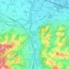 Fiume Reno topographic map, elevation, terrain