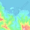 Port Antonio topographic map, elevation, terrain