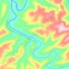 Rio Tainhas topographic map, elevation, terrain