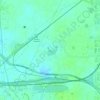 jagacha lake topographic map, elevation, terrain