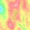 Fiddle Lake topographic map, elevation, terrain