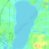 Lake Bemidji topographic map, elevation, terrain