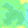 Lago Musha Karusha topographic map, elevation, terrain
