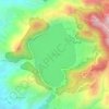 Ngebel Lake topographic map, elevation, terrain