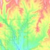 Allen Canyon topographic map, elevation, terrain