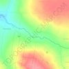 Rio Arabê topographic map, elevation, terrain