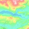 Lake Merwin topographic map, elevation, terrain