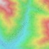 Namdapha topographic map, elevation, terrain
