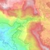 Nanu Oya topographic map, elevation, terrain