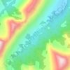 Sawback Lake topographic map, elevation, terrain