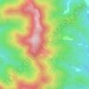 Peña de la Gayata topographic map, elevation, terrain