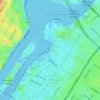 Hallet’s Cove topographic map, elevation, terrain