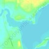 Devil Island topographic map, elevation, terrain