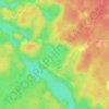 Hooton Lake topographic map, elevation, terrain