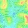 Lake Elberta topographic map, elevation, terrain