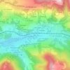 Pôle Aqualudique topographic map, elevation, terrain
