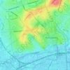 The Bay of Biscay topographic map, elevation, terrain