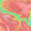 Basses Gorges du Verdon topographic map, elevation, terrain