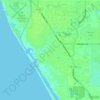 South Venice topographic map, elevation, terrain