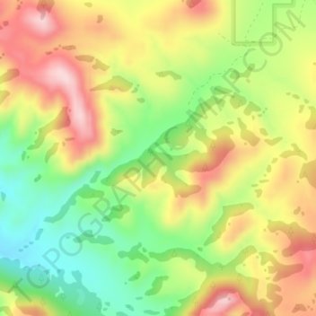 Box Canyon topographic map, elevation, terrain