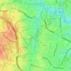 Beaverdam Run topographic map, elevation, terrain