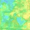 Little Mussy Lake topographic map, elevation, terrain