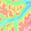 Neacola River topographic map, elevation, terrain