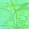 Tiscornia Park topographic map, elevation, terrain
