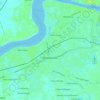 Maheshtala topographic map, elevation, terrain