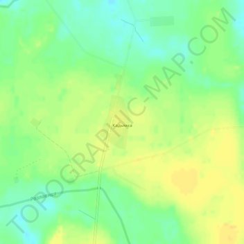 Kadymka topographic map, elevation, terrain