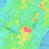 Bryant Park topographic map, elevation, terrain