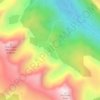 Lake Nanita topographic map, elevation, terrain
