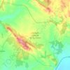 Parque Natural de Cornalvo topographic map, elevation, terrain