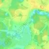 Юркино topographic map, elevation, terrain