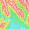 Deadmen Valley topographic map, elevation, terrain